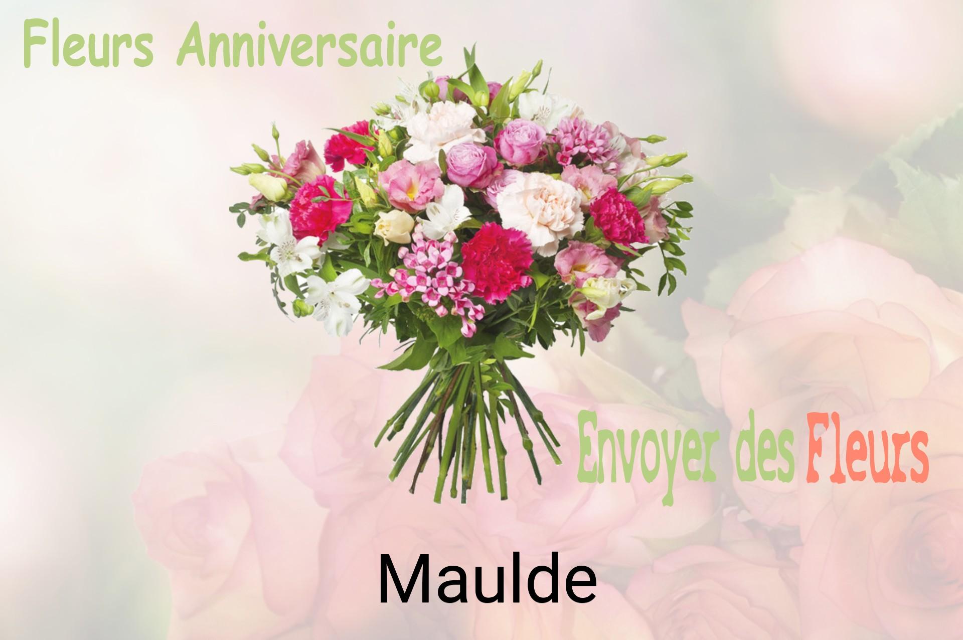 Bouquet de fleurs d’anniversaire livré à Maulde